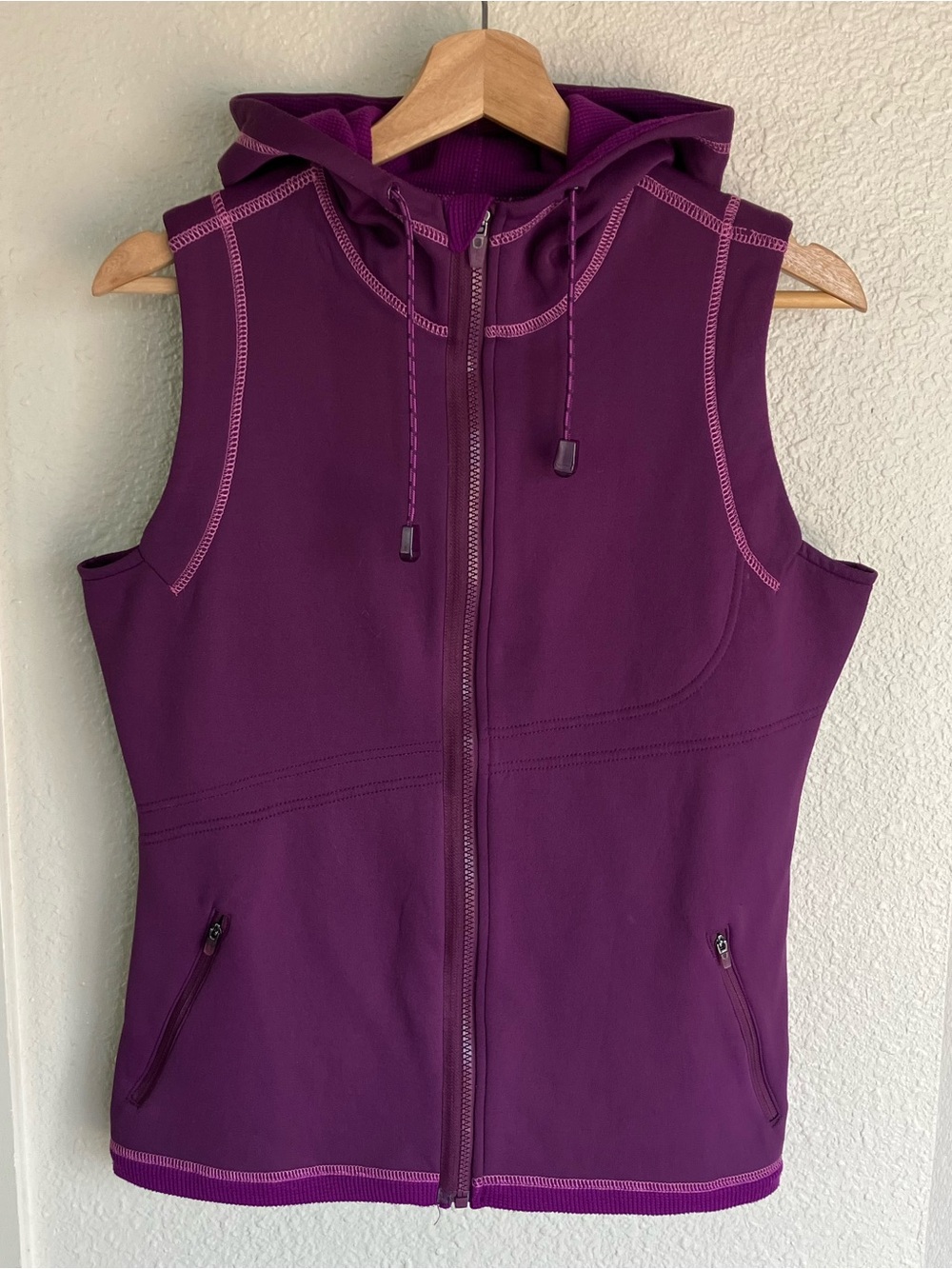 Title Nine Hybrid Shell Fleece Hooded Vest